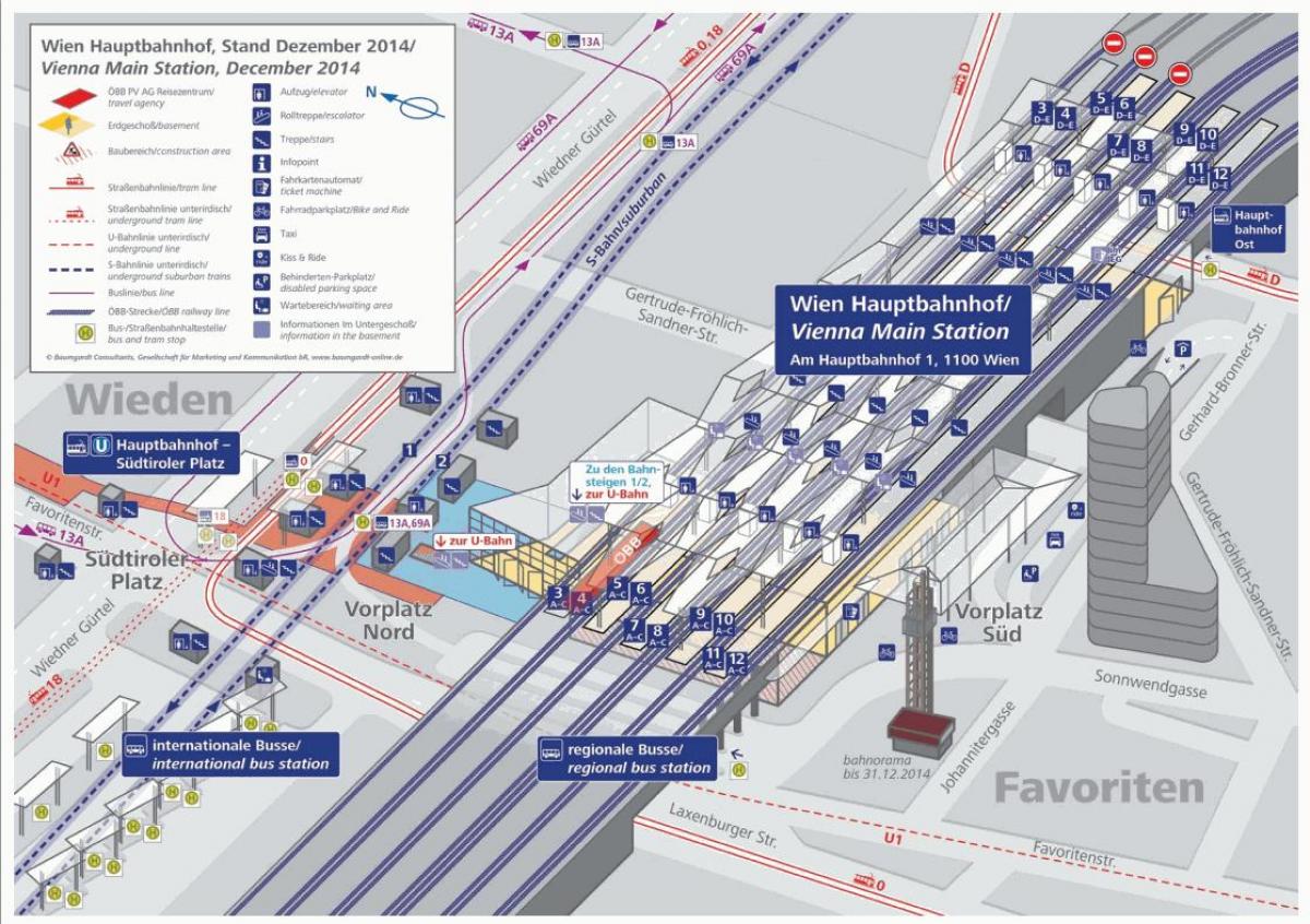 Карта Вены платформы ДСК 