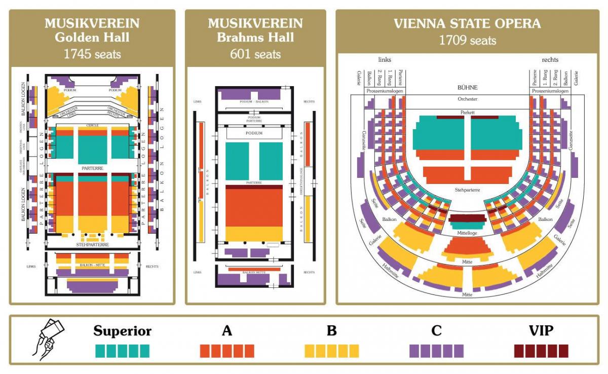 Карта Венскай оперы