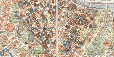 Вена Стары горад карта