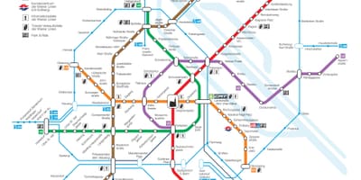 Аўстрыя метро карта