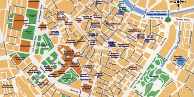 Карту вуліца Цэнтральная Вена