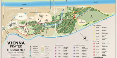 Пратэр Вена карта