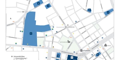 Карта Венскі універсітэт