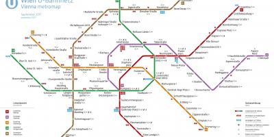 Карта Вены прыкладання Metro 