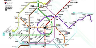 Карта метро Вена