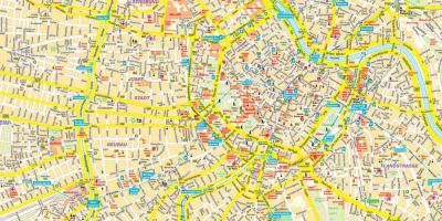 Вена унутраная карта горада